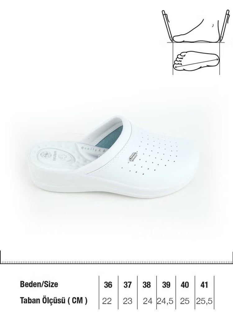 Gezer Summer Women's 4 Point Cushioned Sabo Slippers - Image 3